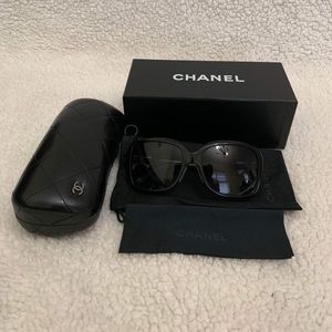 Chanel Ribbon CC Logo Bow Sunglasses